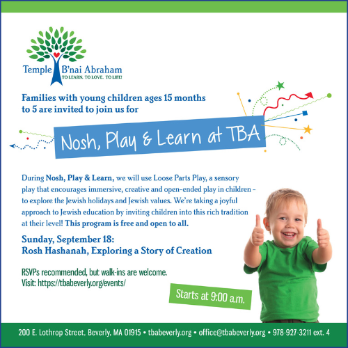 Banner Image for Nosh, Play & Learn at TBA